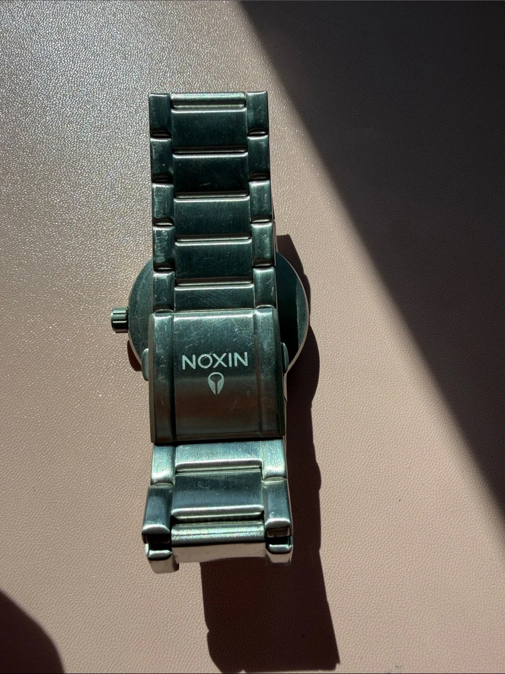 Nixon Shoot to Thrill Stainless Steel Black Dial Watch 100m